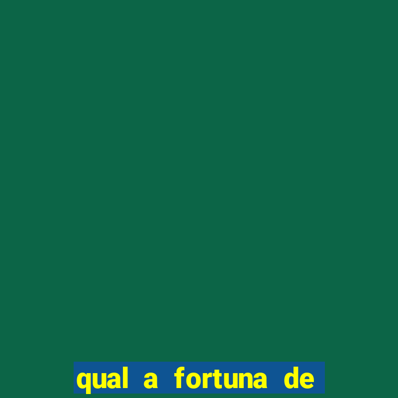 qual a fortuna de peter jordan